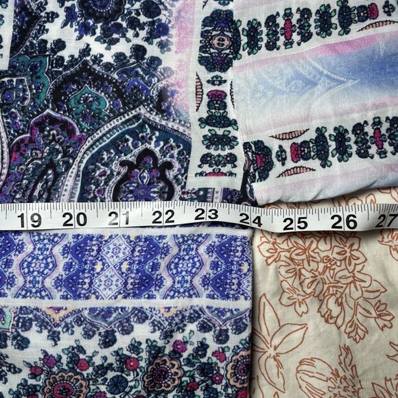 Boho Sheer Kimono Swim Cover Up M Nanette Lepore Festival Beach Resort Kaftan - Picture 8 of 9